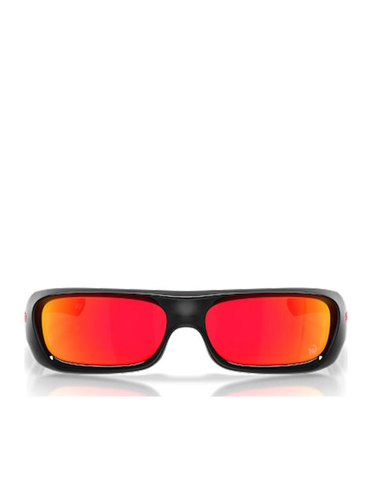 Oakley Permian Prizm Unisex Γυαλιά Ηλίου Ruby / Black Ink