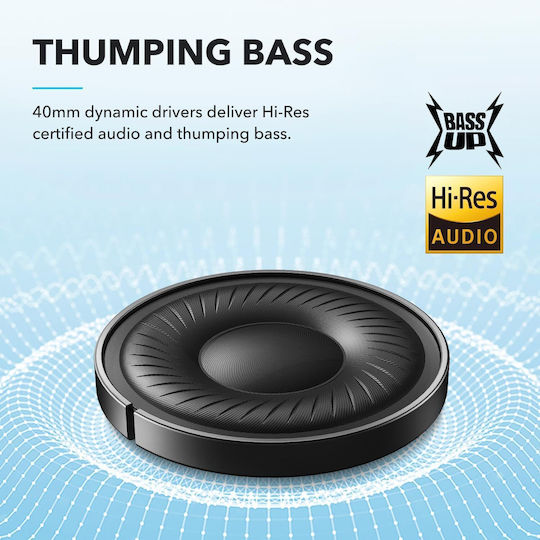 Soundcore by Anker Q21i Kabellose Bluetooth Over-Ear-Kopfhörer Schwarz