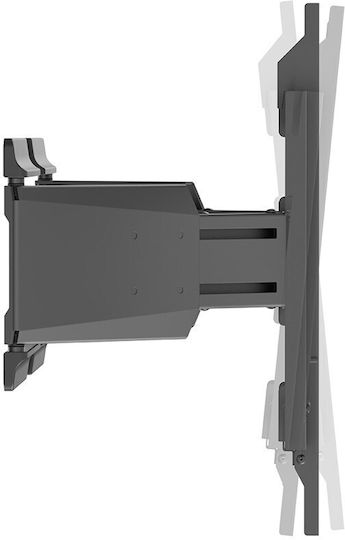 Maclean Energy MC-881 N Βάση Τηλεόρασης Τοίχου έως 90" και 65kg Μαύρο