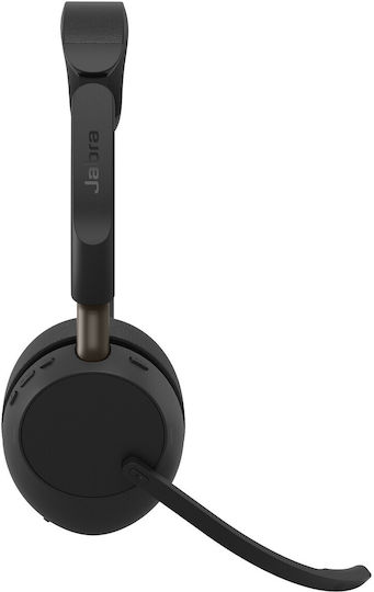 Evolve3 65 Stereo Link 390c UC Stand Wireless On Ear Multimedia Headset with Microphone and Bluetooth Connectivity