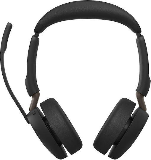 Evolve3 65 Stereo Link 390c UC Stand Wireless On Ear Multimedia Headset with Microphone and Bluetooth Connectivity