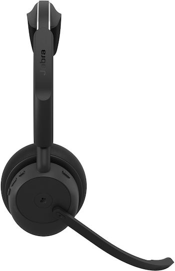 Evolve3 45 Stereo Link 390c MS Stand Wireless On Ear Multimedia Headsets with Microphone and Bluetooth Connection