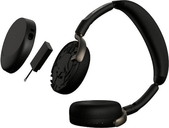 Evolve3 65 Flex Link 390c MS Wireless Charging Pad On Ear Multimedia Ακουστικά με μικρόφωνο και σύνδεση Bluetooth