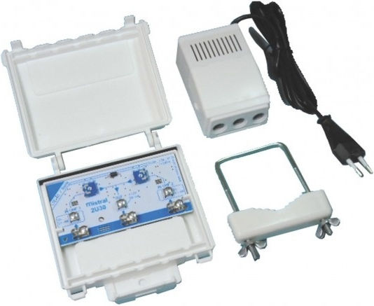 Ενισχυτής Κεραίας 2uhf-vhf-fm 30db Mistral 006-006-719