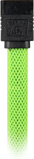 Sharkoon 7-Pin SATA III to 7-Pin SATA III Cable 30cm Green