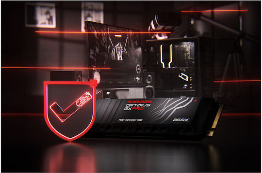 Optimus GX Pro 850X SSD 2TB M.2 with PCI Express 4.0 Connection and Heatsink SDSP81200TAH-000E0