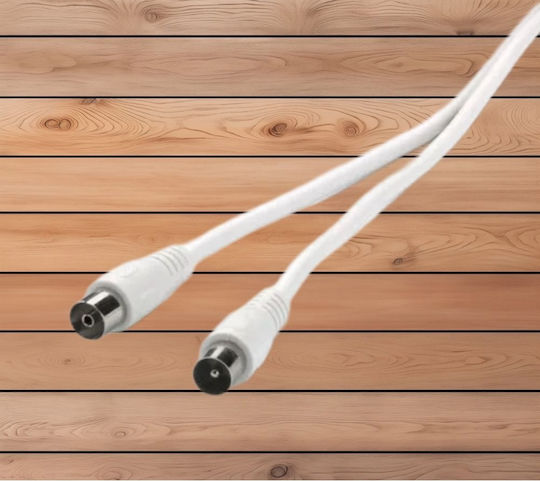 Vivanco Antenna Cable 1.5m 90db White Model 48502 Wt Gn