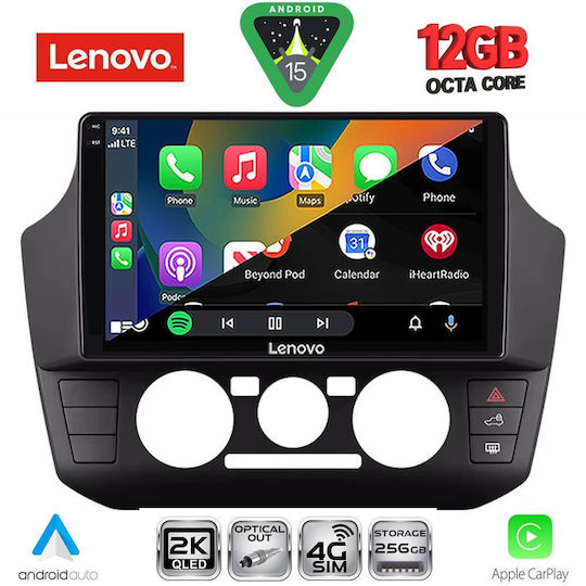 Lenovo Auto-Audiosystem für BMW X1 / X3 / X4 Seat Mii Skoda Citigo 2017–2023 (Bluetooth/USB/WiFi/GPS/Apple-CarPlay/Android-Auto) mit 9"-Touchscreen