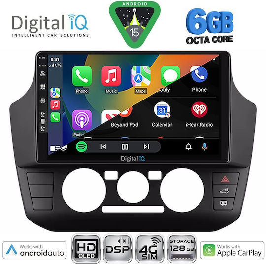 Digital IQ Auto-Audiosystem für Seat Mii Skoda Citigo 2017–2023 (Bluetooth/USB/WiFi/GPS/Apple-CarPlay/Android-Auto) mit 9-Zoll-Touchscreen ODA CITIGO