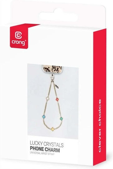 Crong Phone Charm Lanyard Phone Pendant Lucky Crystals Crgphch15