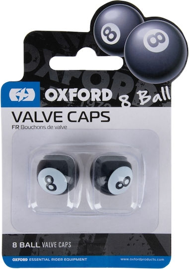 Oxford 8 Ball Valve Caps Black