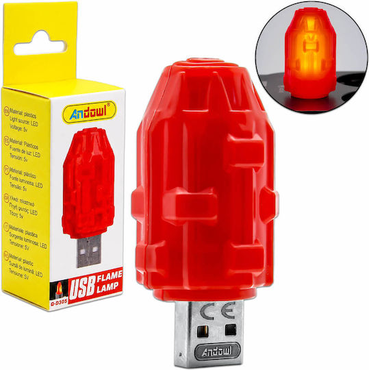 Usb Flamme Effekt Flamme Licht rot Q-d305 Andowl