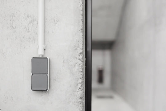 Schneider Electric Double Waterproof Grey Power Socket