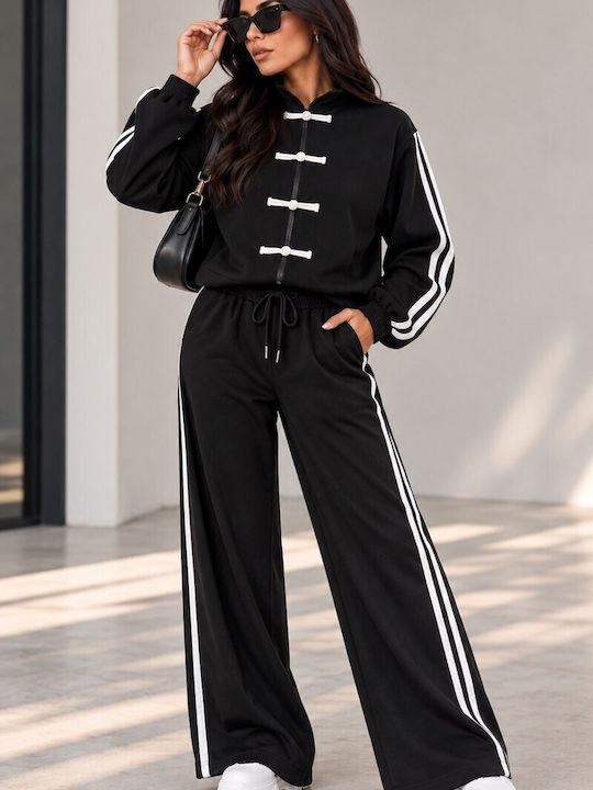 Black Velvet Tracksuit Set