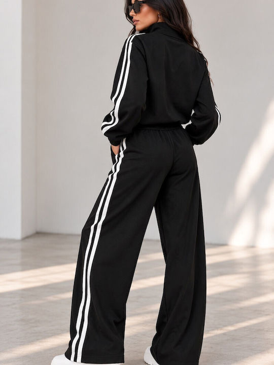 Black Velvet Tracksuit Set