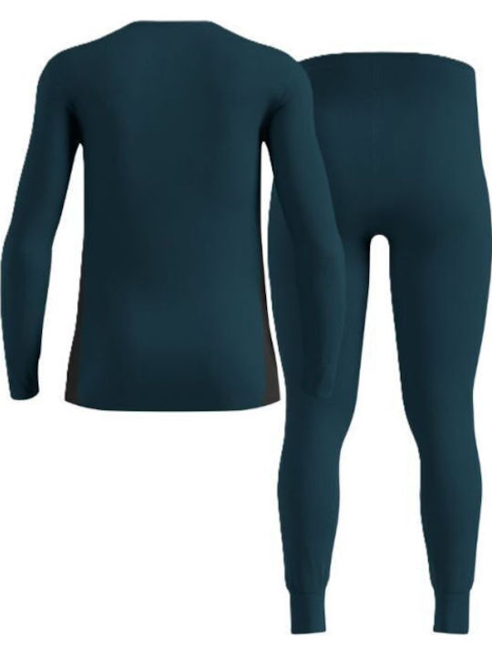 Odlo Active Warm Set de Lenjerie Termică pentru Bărbați cu Compresie Negru Odlo Active Warm Set de Lenjerie Termică pentru Bărbați cu Compresie Negru