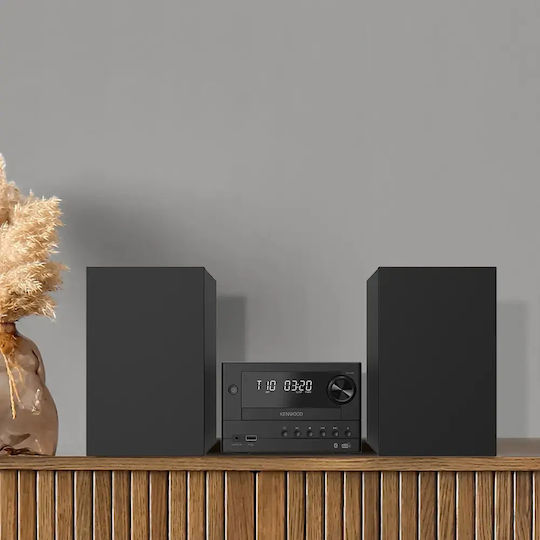 Kenwood Sistem audio 2.0 M450DAB 20W cu CD Player și Bluetooth Negru