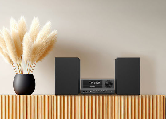 Kenwood 2.0 M750DAB Sound System 80W with CD Player and Bluetooth Black