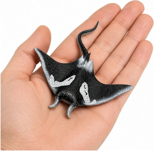 Leantoys Figure Rubber Fish Stingray Stretchy Realistic Ocean Fish 13cm