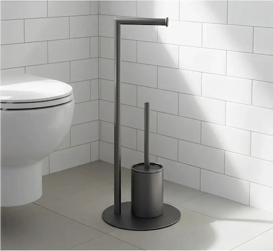 Set de Accesorii de Baie din Inox Gri