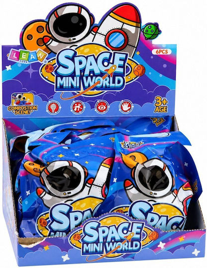 Leantoys Mini Figure Base Astronaut Figure Set Space Planets Space Mini World
