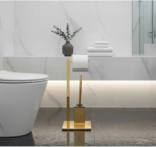 Set de Accesorii de Baie din Inox Auriu