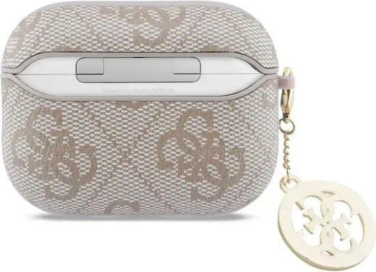 Guess Charm Case in Pink Color for Apple AirPods Pro 3