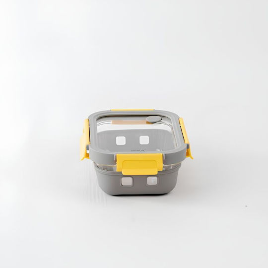 Pika Glass Lunch Box with Compartments 640ml