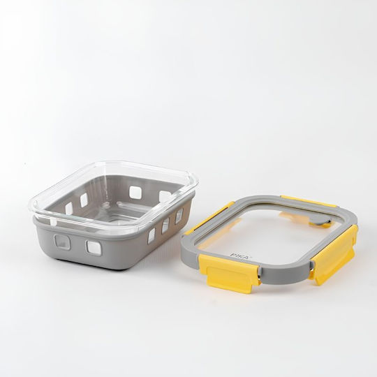 Pika Glass Lunch Box with Compartments 640ml