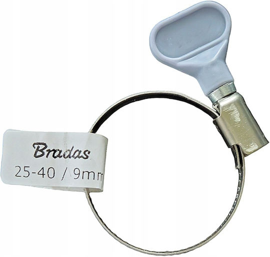 Bradas Edelstahl-Rohrschelle BSGRIPM-25-40/9