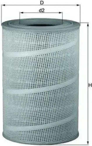 Air Filter Mahle Original Lx 714
