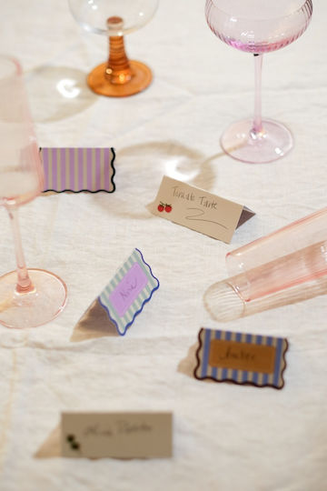 Icons Καρτελάκια Θέσεων Τραπεζιού 24 Τμχ Place Cards Here's How