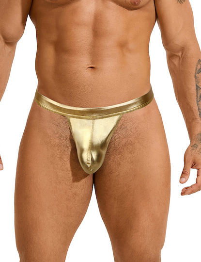 Herren-Jockstrap Unterwäsche Gold