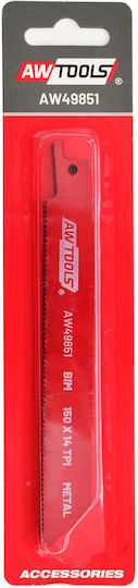 AWTools Λάμες για Μέταλλο 150mm 5τμχ