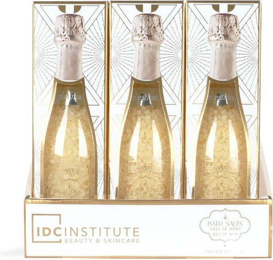 Idc Scented Bath Salts In Bottle Vanilla & Bergamot Άλατα Μπάνιου Βανίλια & Περγαμόντο 230gr