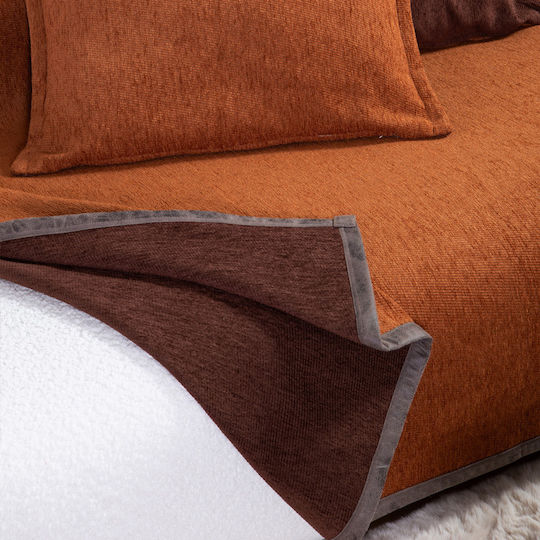 Nef-Nef Homeware Tanger Three-Seater Sofa Throw W180xL300cm Camel Nef-Nef Homeware Tanger Three-Seater Sofa Throw W180xL300cm Camel