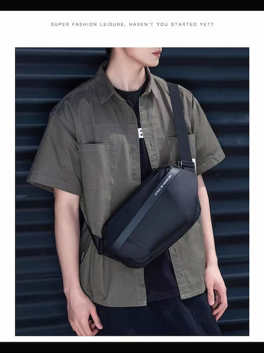 Men's Gray Shoulder / Crossbody Bag Men's Gray Shoulder / Crossbody Bag