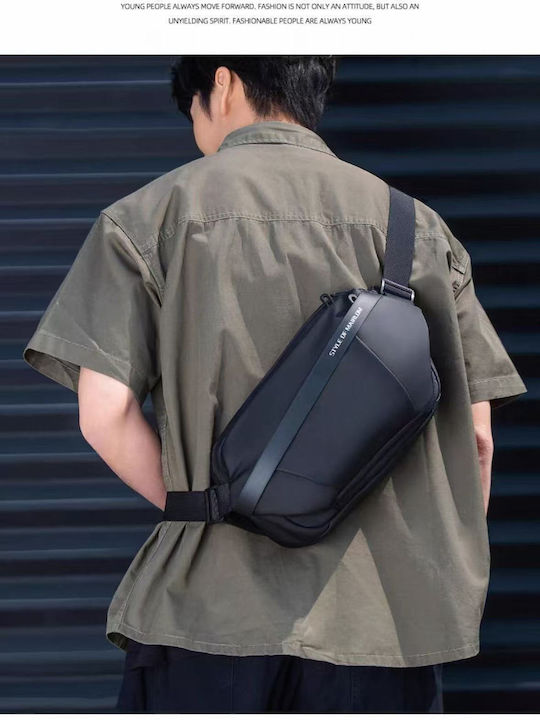 Men's Gray Shoulder / Crossbody Bag