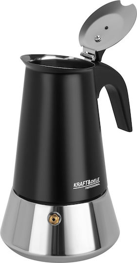 Kraft & Dele Ibric pentru Espresso 6 cești din Inox Negru