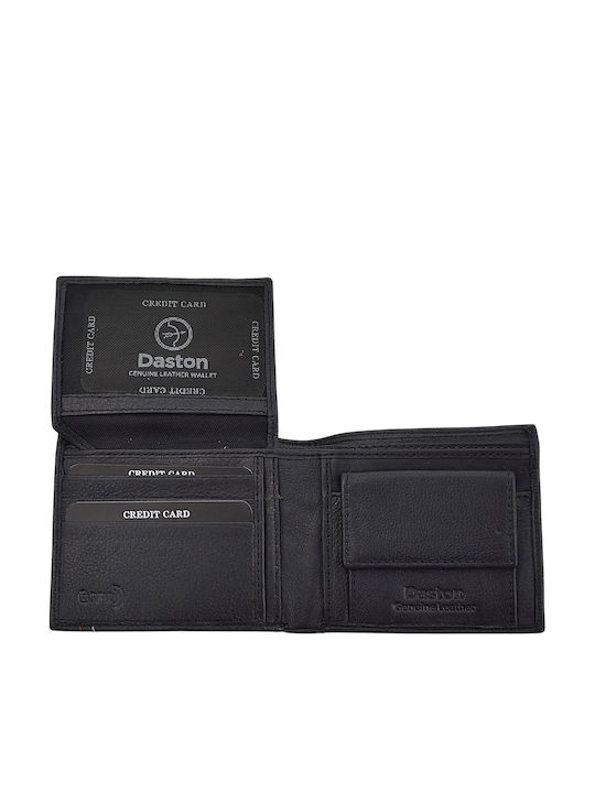 Син Мъжки Кожен Портфейл с RFID