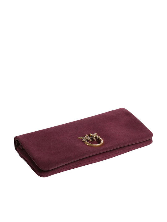 Love Leather Women's Clutch Burgundy