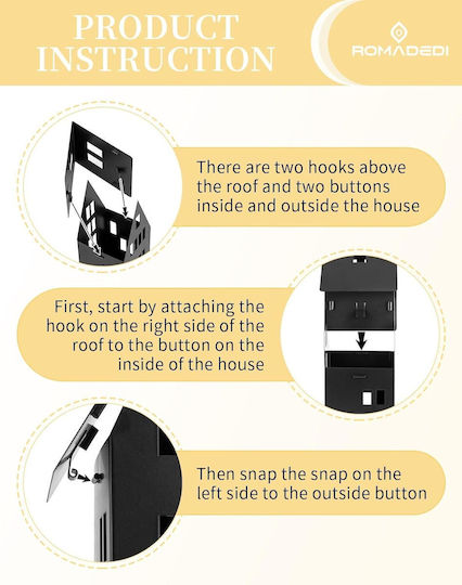 Led House Комплект метални черни фенери 3 бр.