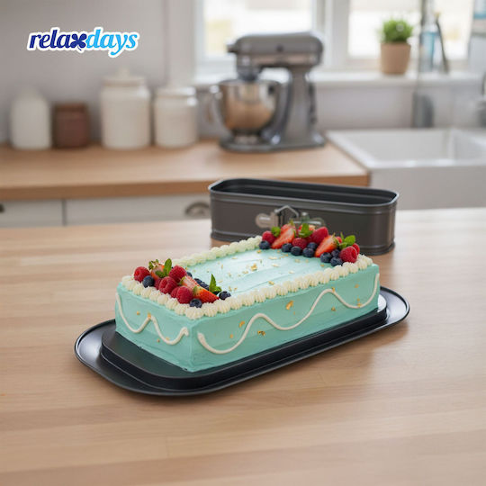 Relaxdays Форма за сладкиш тип руло 8x30x12 см
