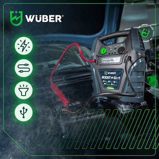 5-в-1 Бустер Компресор Стартер W14270 Wuber