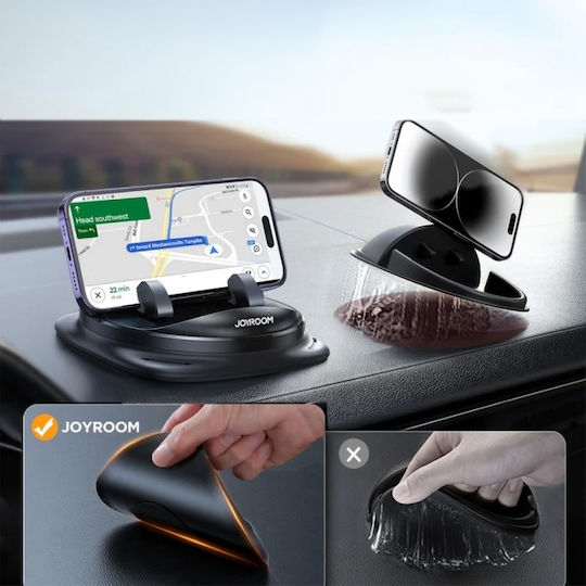 Suport Joyroom pentru Telefon cu Ventuză pentru Mașină, Birou și Acasă, Negru Joyroom