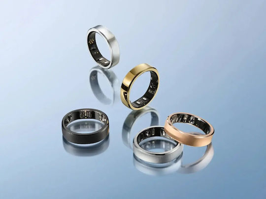 RingConn Gen 3 Smart Ring 17.9mm Waterproof with Heart Rate Monitor Brushed Rose Gold