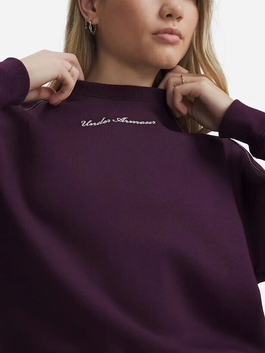 Rival Shimmer Χειμερινή Γυναικεία Fleece Μπλούζα Μπορντώ