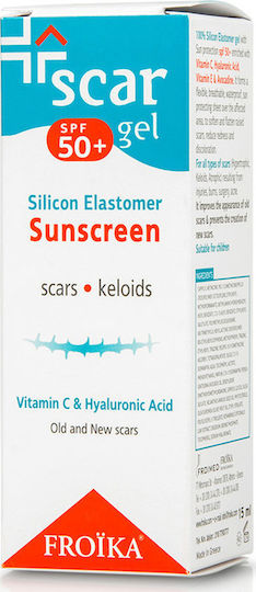 Froika Scar SPF50+ Gel Siliconic Cu Protecție Solară Pentru Cicatrici 15ml