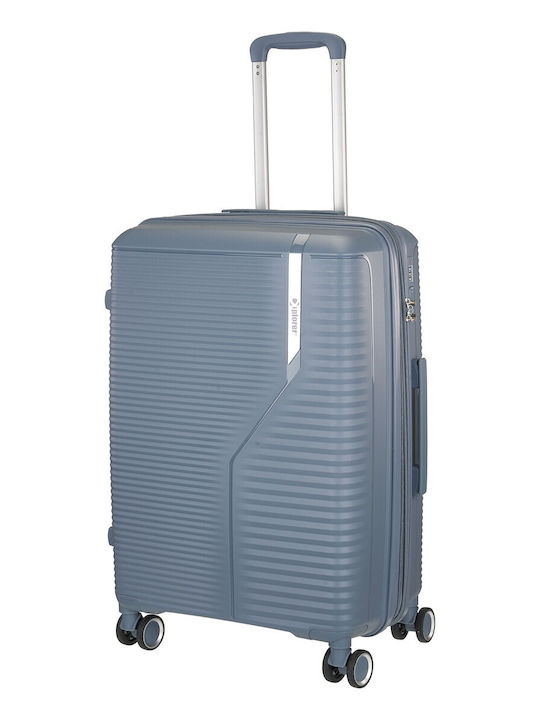 Xplorer Xplorer Valiză Medie de Călătorie Rigidă Gri cu Înălțimea de 65 cm Xplorer Xplorer Valiză Medie de Călătorie Rigidă Gri cu Înălțimea de 65 cm