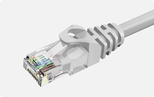 U Utp Cat.6 Gigabit Ethernet Network Cable 20m Gray